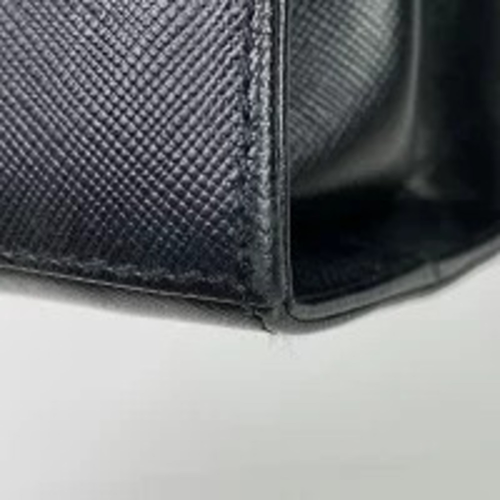 Salvatore Ferragamo Leather Gancini Bag 2way Black Shoulder Black
